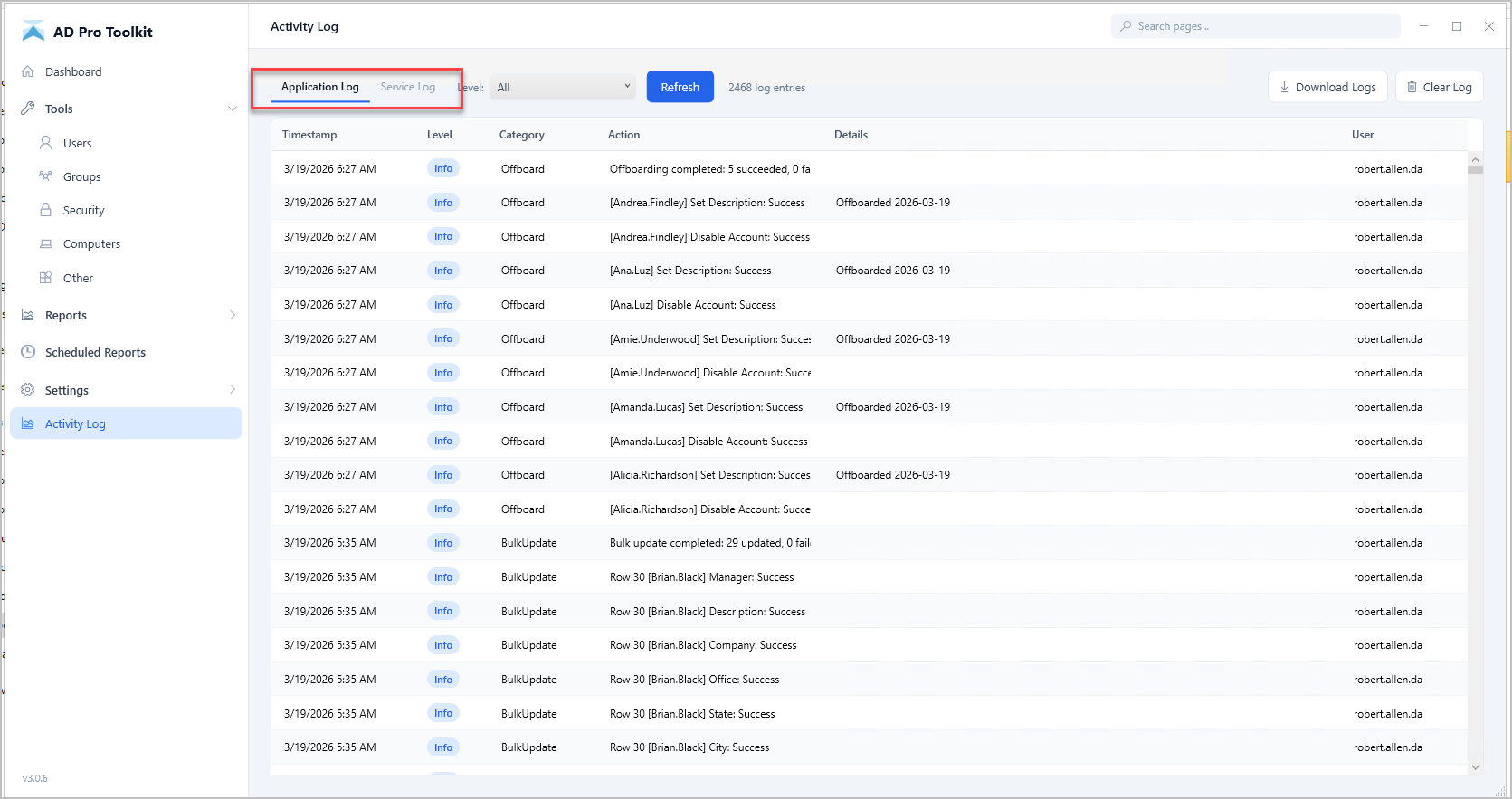 download csv template