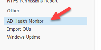 select ad health monitor