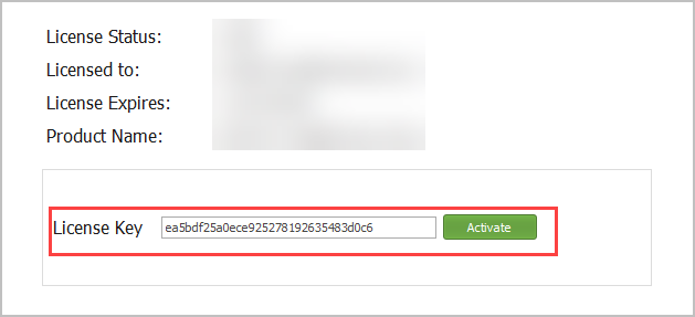 activate license key