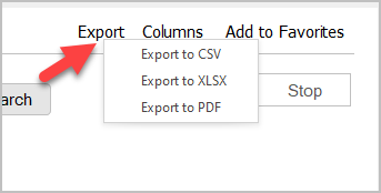 export report