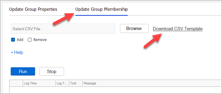 download group csv template